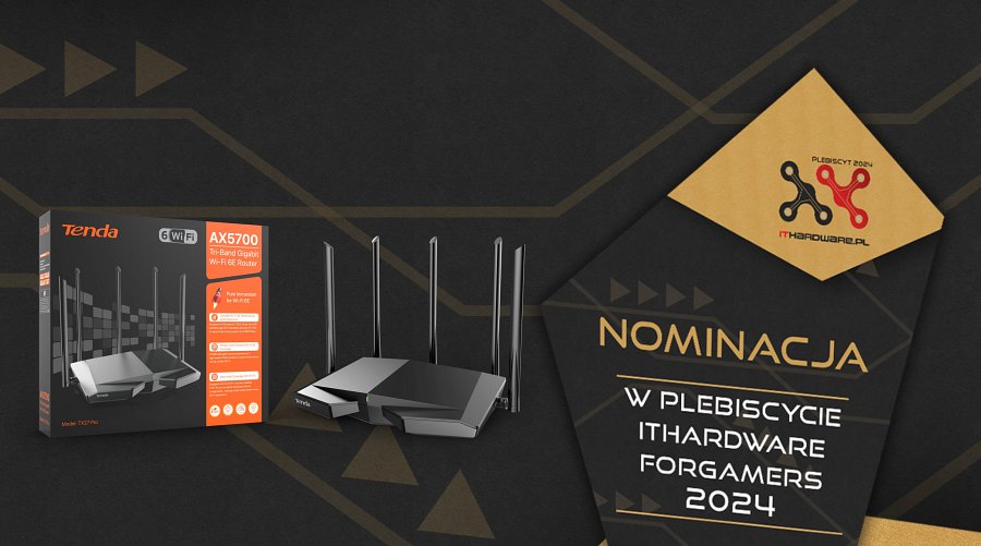 Plebiscyt ITHardware For Gamers nominacja TX27 Pro Tenda routery
