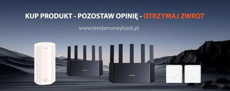 Tenda Money Back Kup produkt pozostaw opinię odbierz zwrot