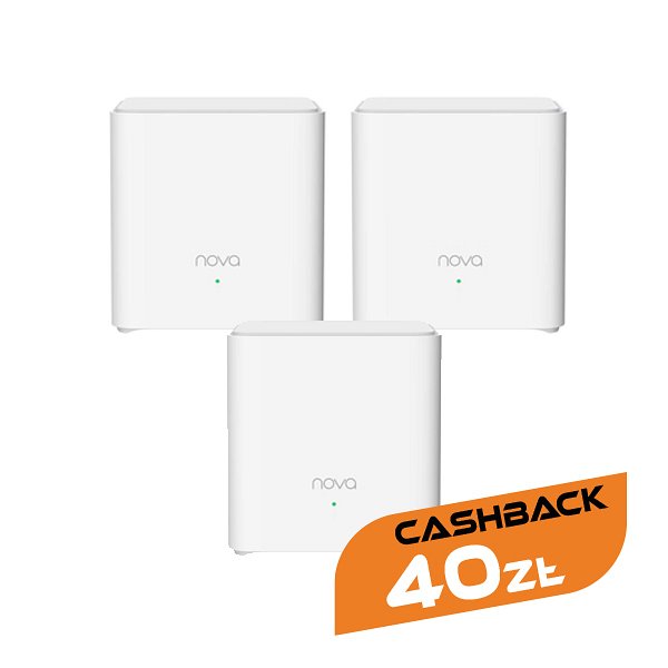 System Mesh Tenda EX3 z trzema węzłami i metką Cashback 40 zł